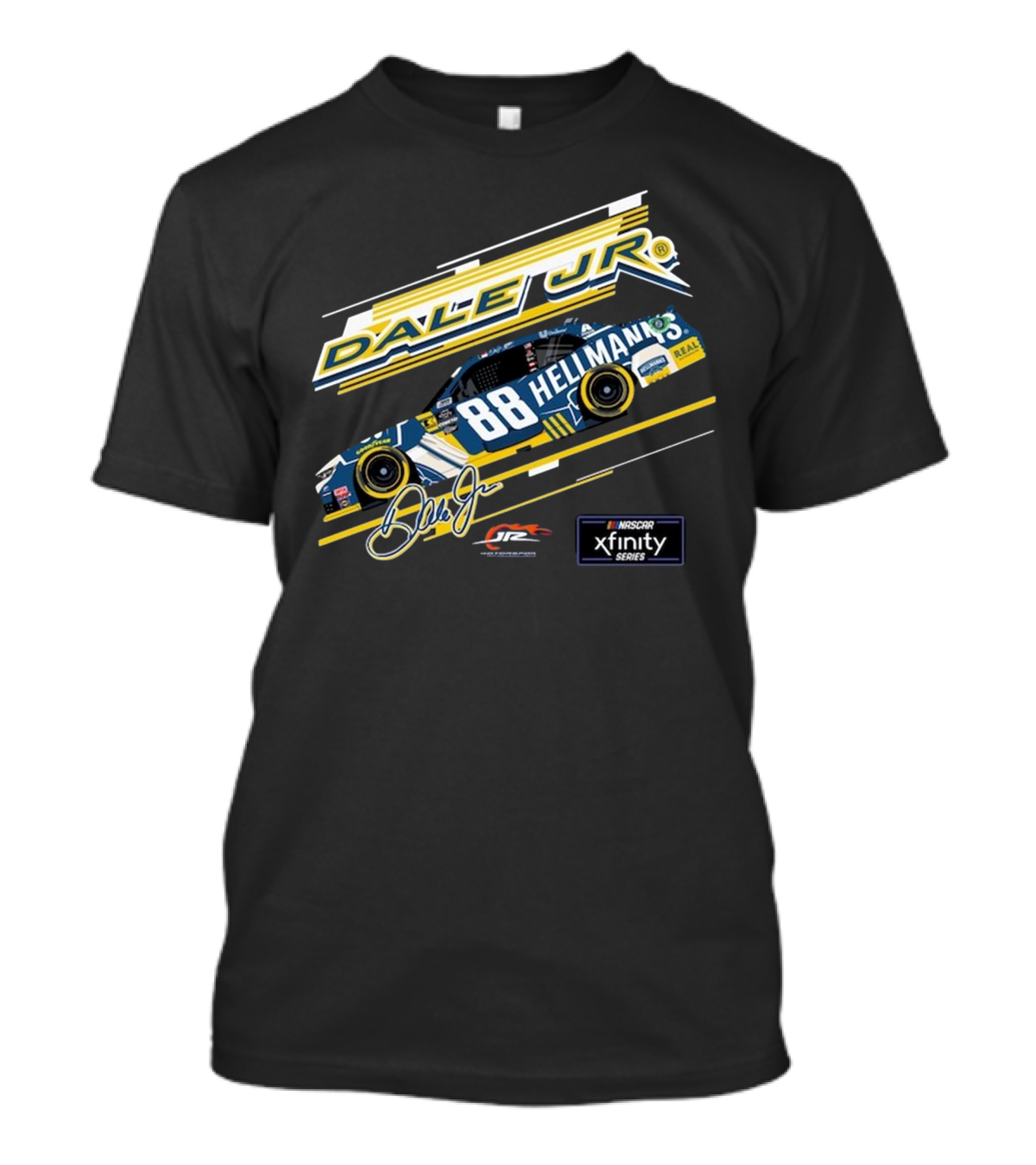 Dale Earnhardt Jr. Hellmann’s No. 88 JR Motorsports NASCAR Xfinity Series Car T-Shirt