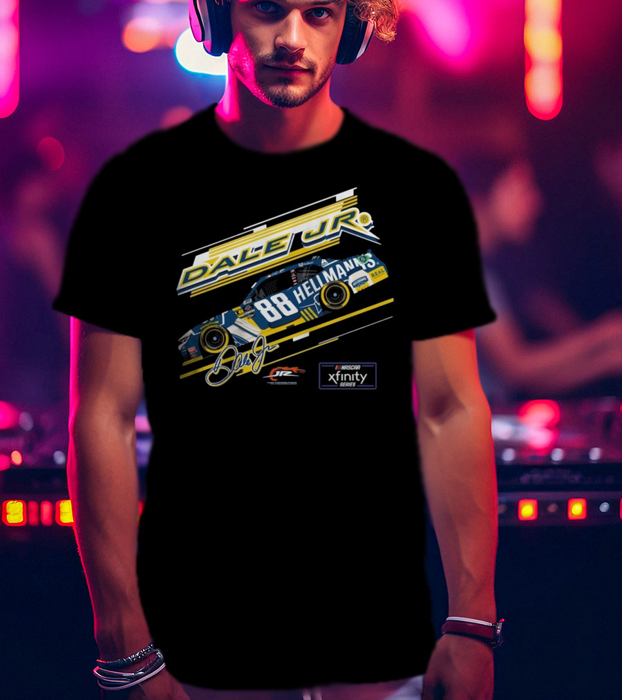 Dale Earnhardt Jr. Hellmann’s No. 88 JR Motorsports NASCAR Xfinity Series Car T-Shirt