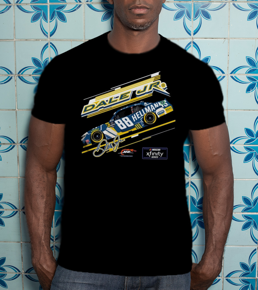 Dale Earnhardt Jr. Hellmann’s No. 88 JR Motorsports NASCAR Xfinity Series Car T-Shirt