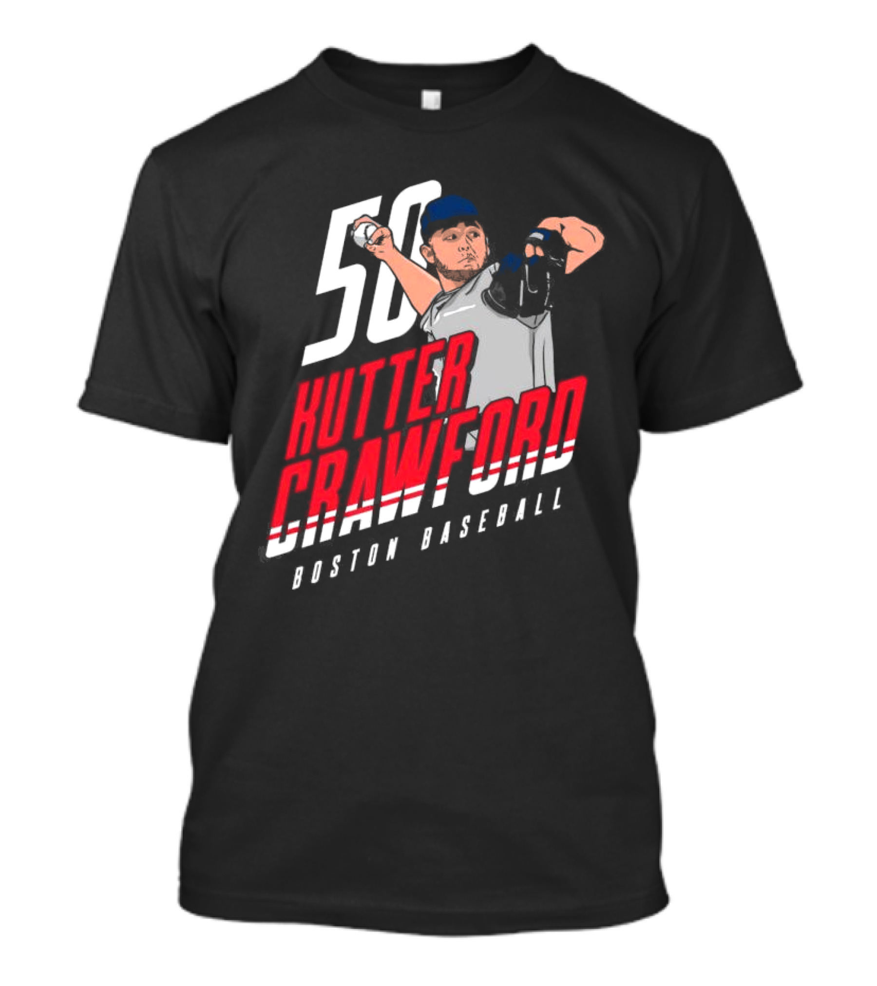 50 Kutter Crawford Boston Baseball T-Shirt