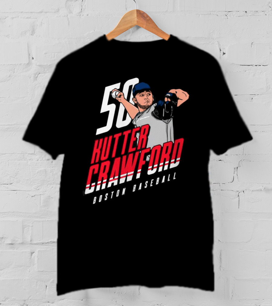 50 Kutter Crawford Boston Baseball T-Shirt