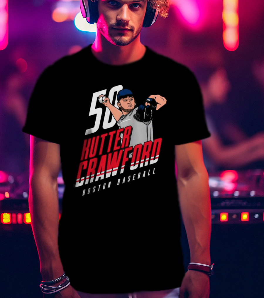 50 Kutter Crawford Boston Baseball T-Shirt