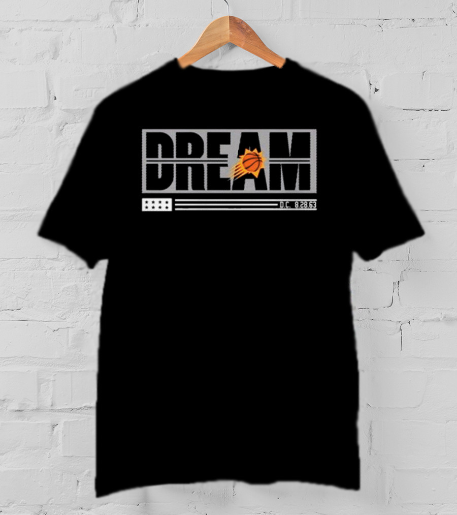 Phoenix Suns FISLL X Black History DREAM D.C. 8.28.63 Basketball T-Shirt