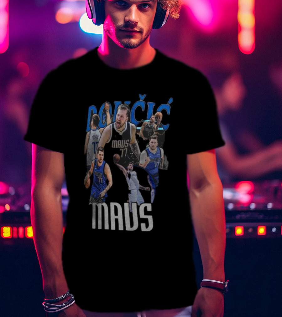 Doncic Mavs Luka Dallas Mavericks Stadium Essentials T-Shirt