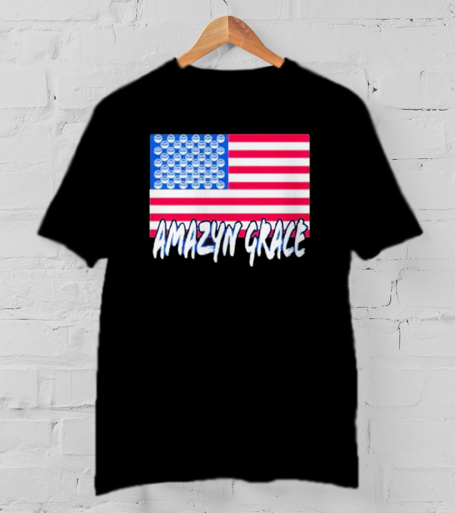 America Flag Amazyn Grace Pepsi Cap Stars T-Shirt