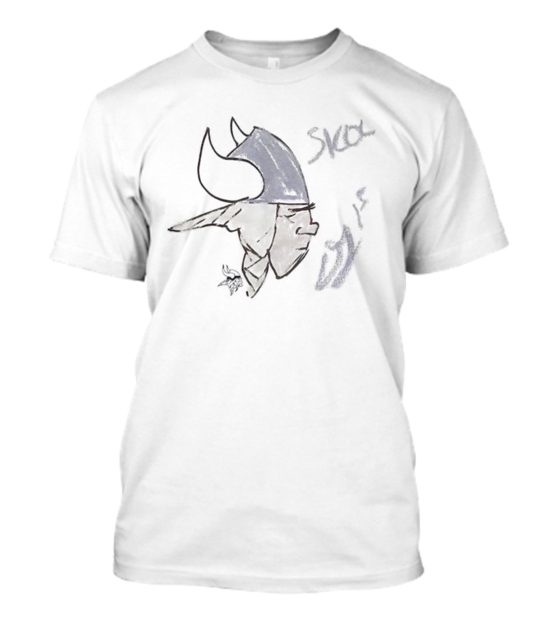 Skol Dallas Turner Ash Minnesota Vikings Rookie Tri-Blend T-Shirt