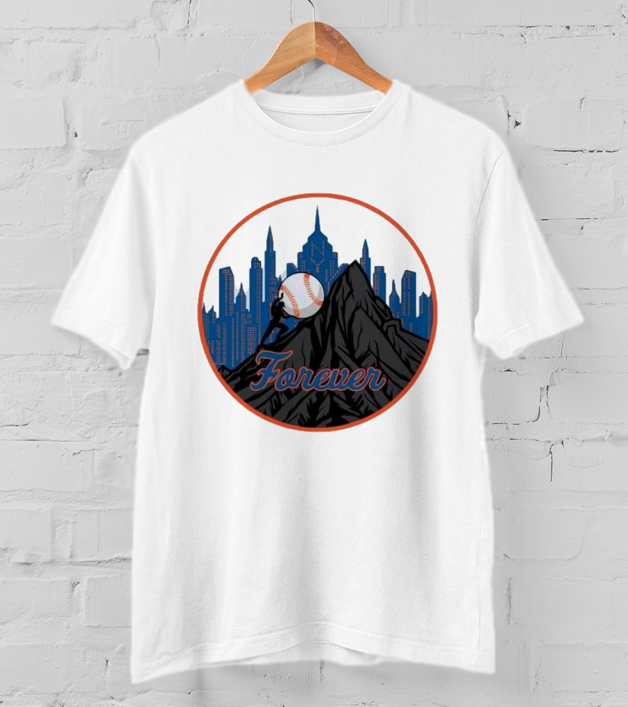 Forever New York Mets City Baseball Skyline T-Shirt