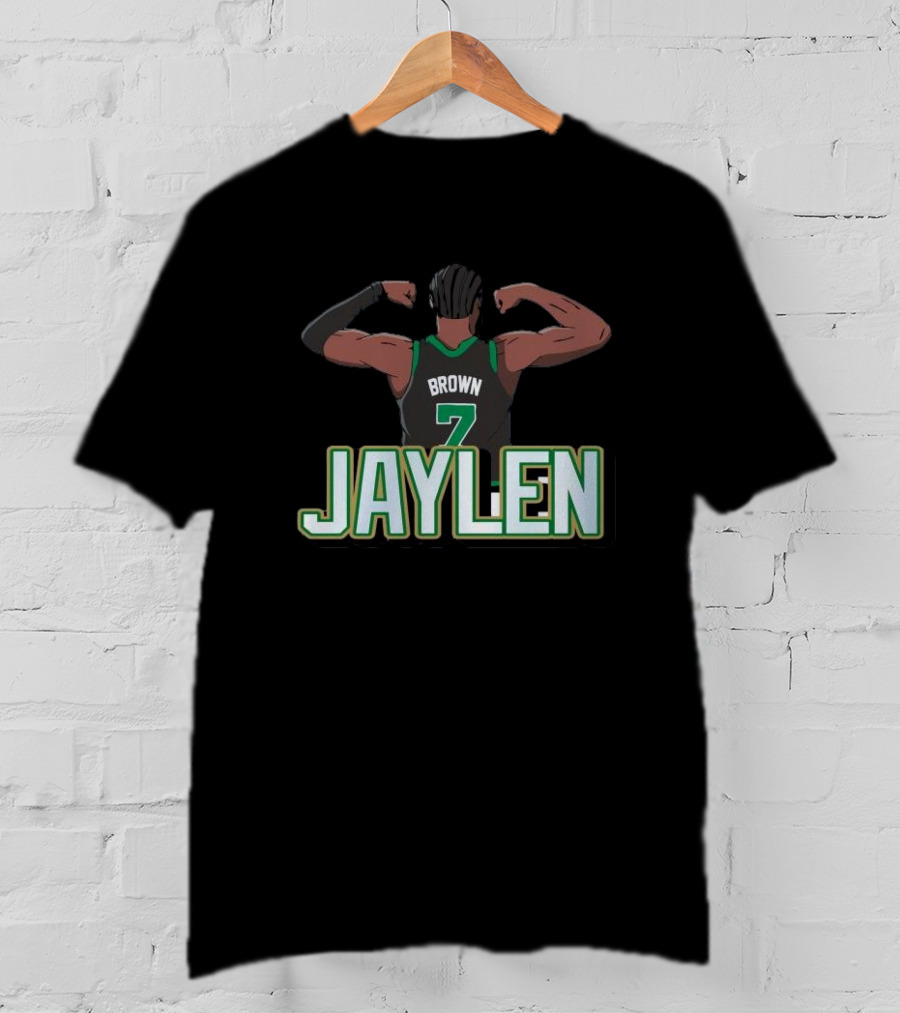Jaylen Brown Celtics Number 7 Flex NBA T-Shirt