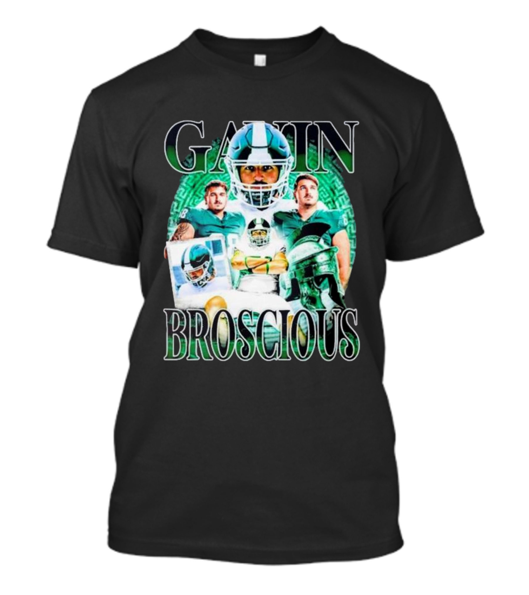 Gain Broscious Football Imagery With Players And Helmet T-Shirt