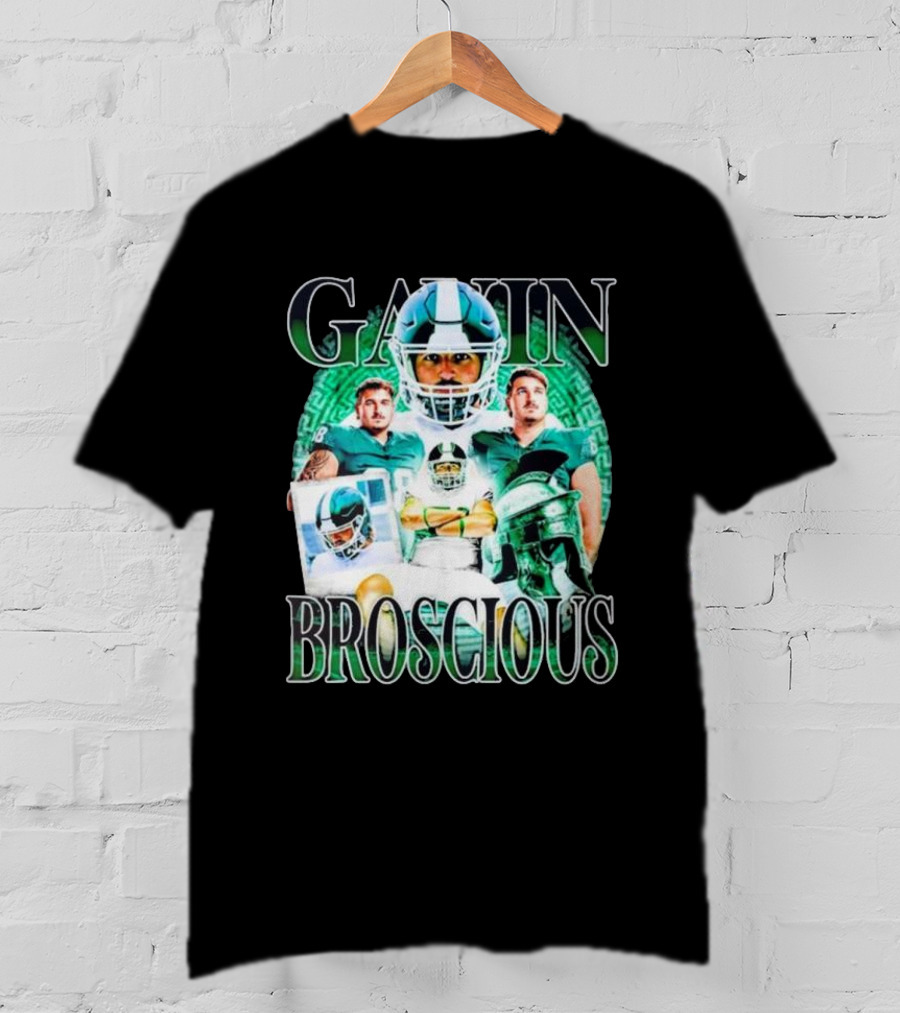 Gain Broscious Football Imagery With Players And Helmet T-Shirt