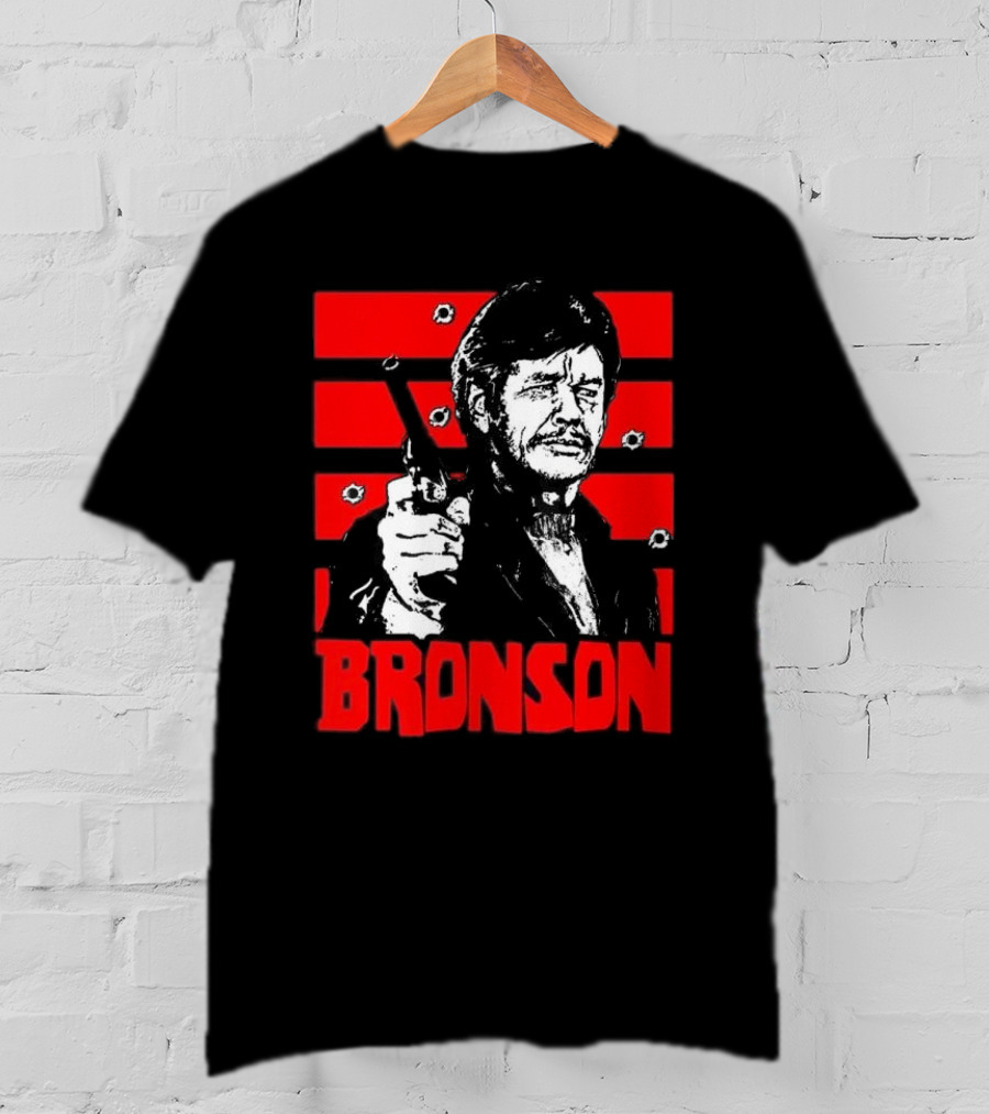 Chat Rat 99 Mag Charles Bronson 70s Movie Death Wish 1974 Gun Iconic Bronson Image T-Shirt