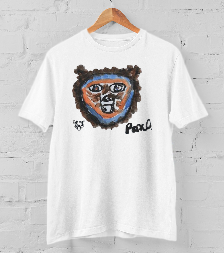 Rome Odunze Chicago Bears Rookie Paint Tri-Blend T-Shirt
