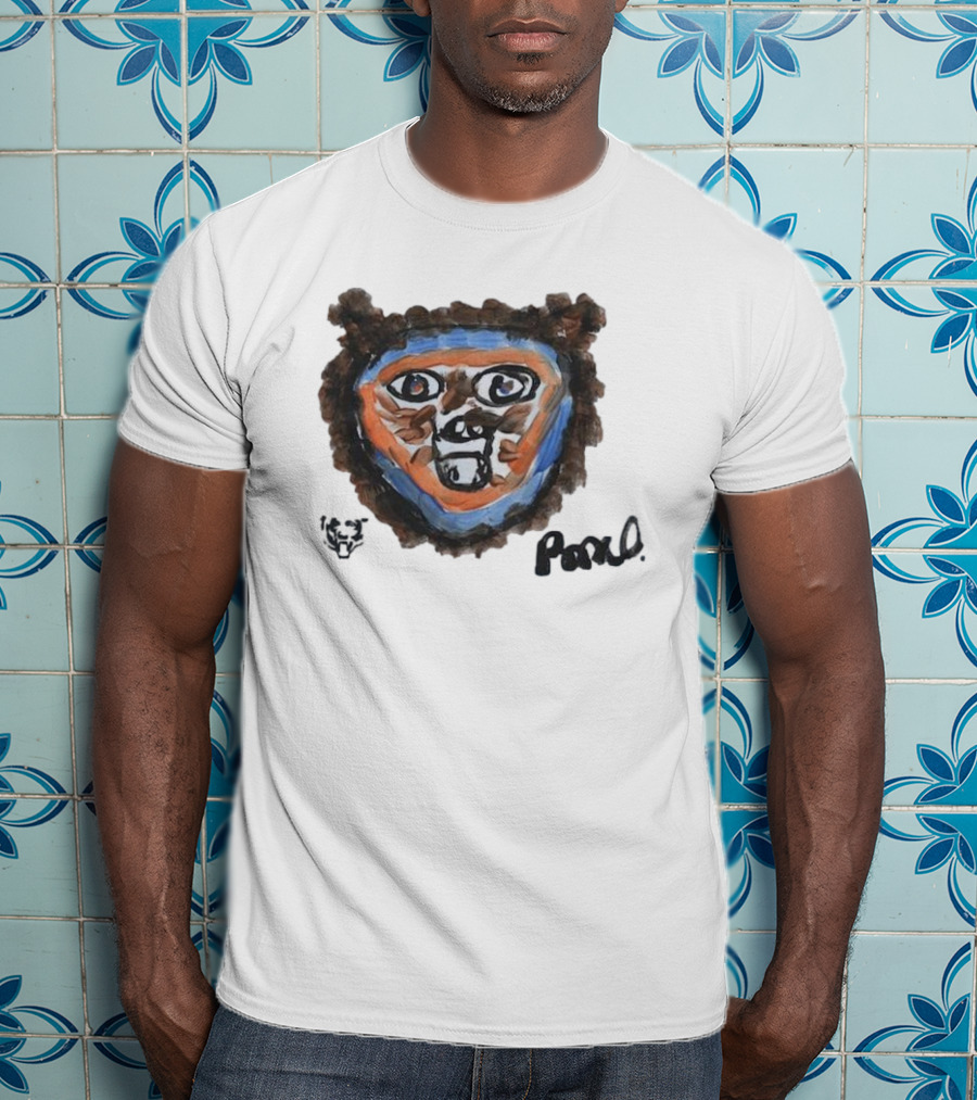 Rome Odunze Chicago Bears Rookie Paint Tri-Blend T-Shirt