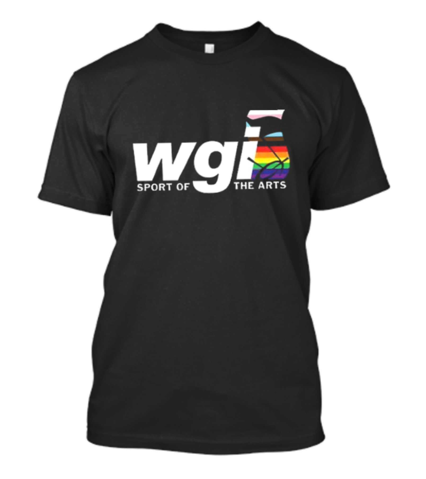 WGI Sport Of The Arts Pride Month Rainbow Flag T-Shirt