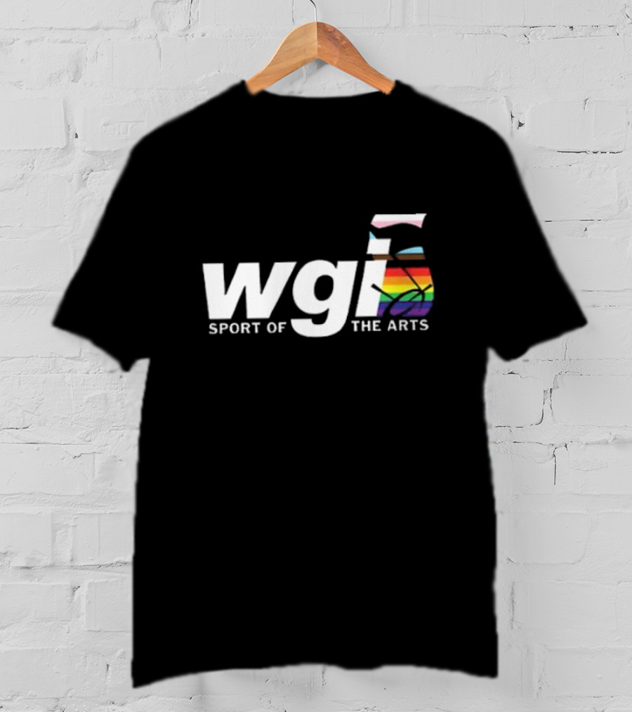 WGI Sport Of The Arts Pride Month Rainbow Flag T-Shirt
