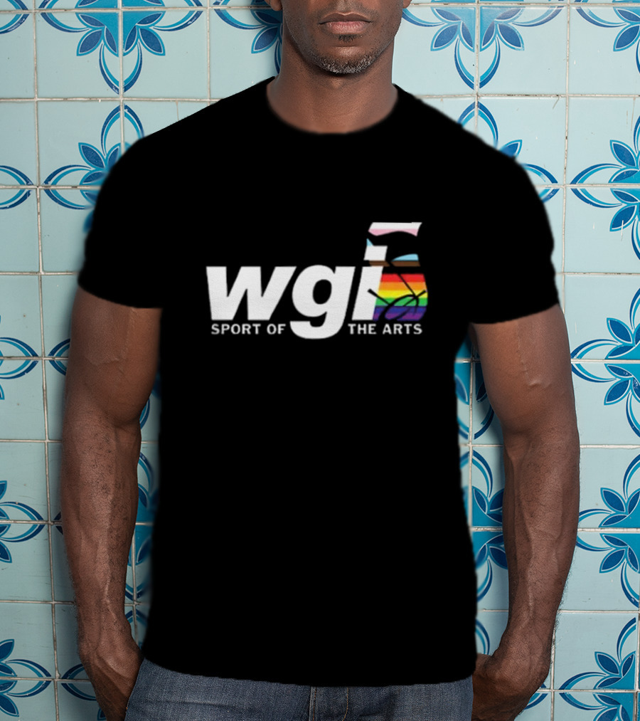 WGI Sport Of The Arts Pride Month Rainbow Flag T-Shirt