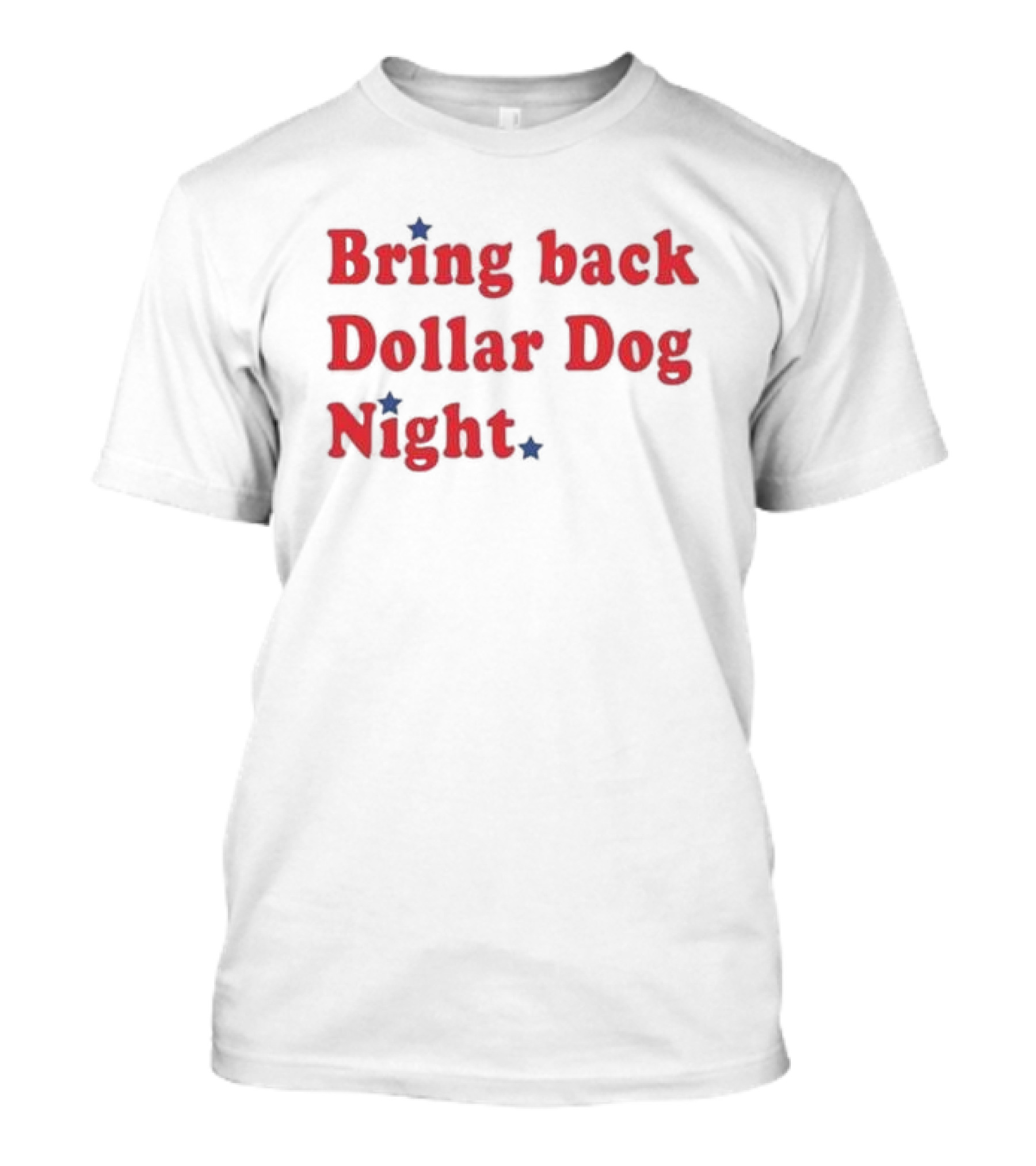 Bring Back Dollar Dog Night Nostalgia With Red Stars T-Shirt