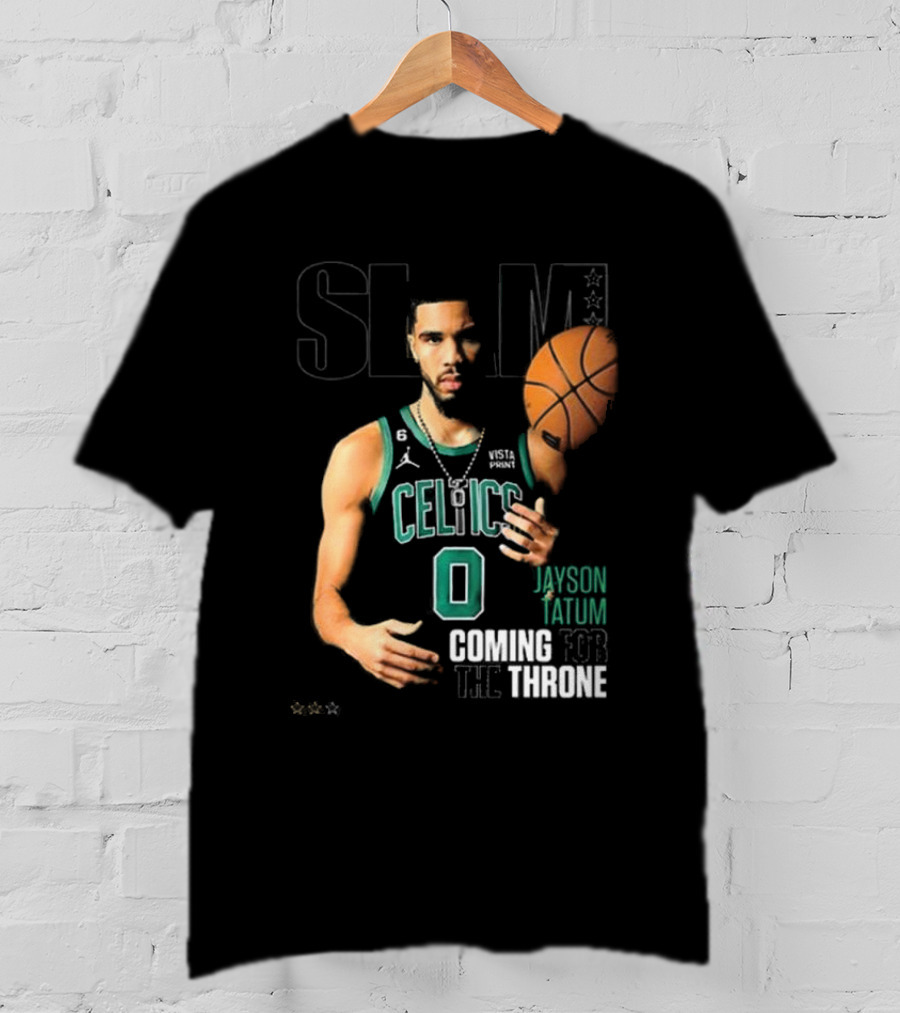 Slam Jayson Tatum Celtics Coming For The Throne T-Shirt