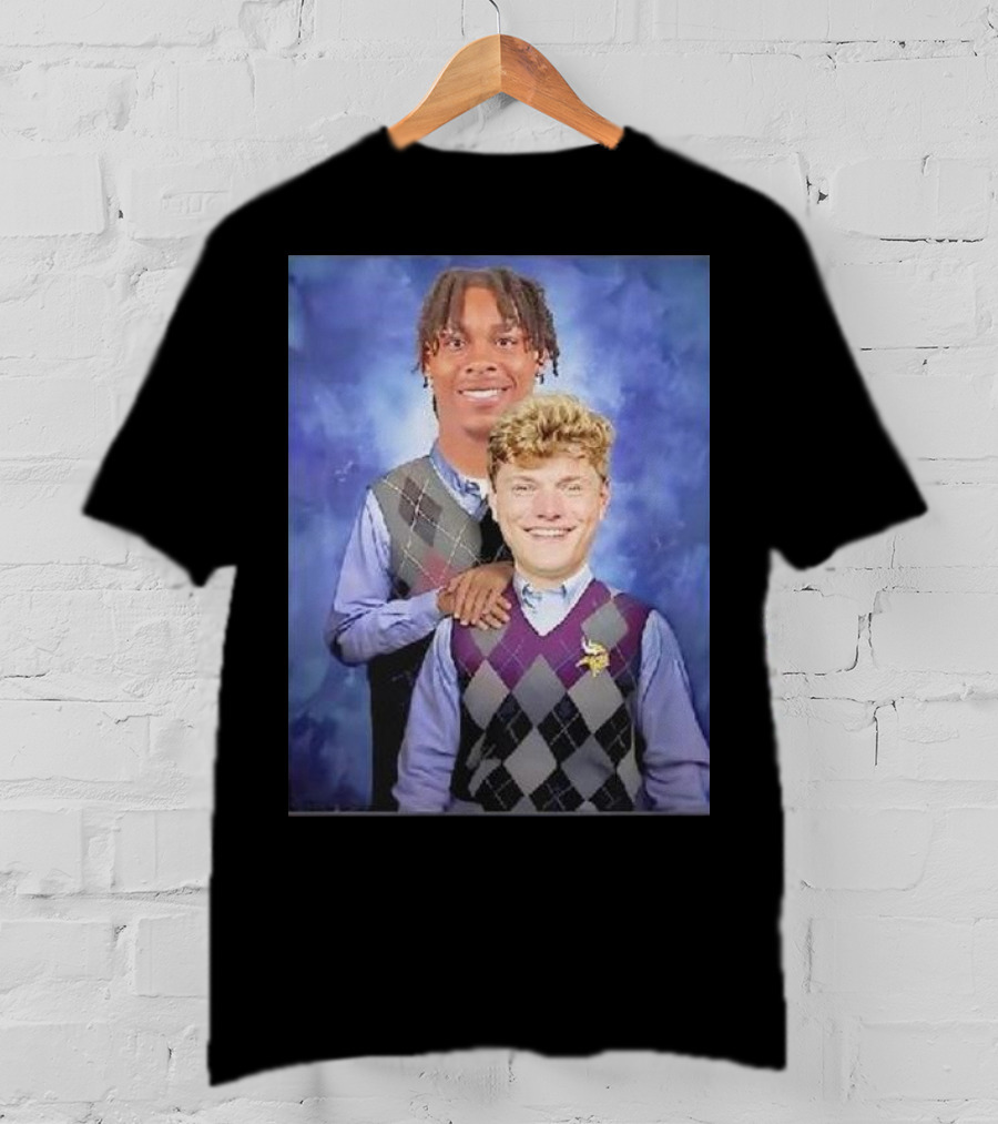 Step Brothers Justin Jefferson JJ McCarthy Minnesota Vikings T-Shirt