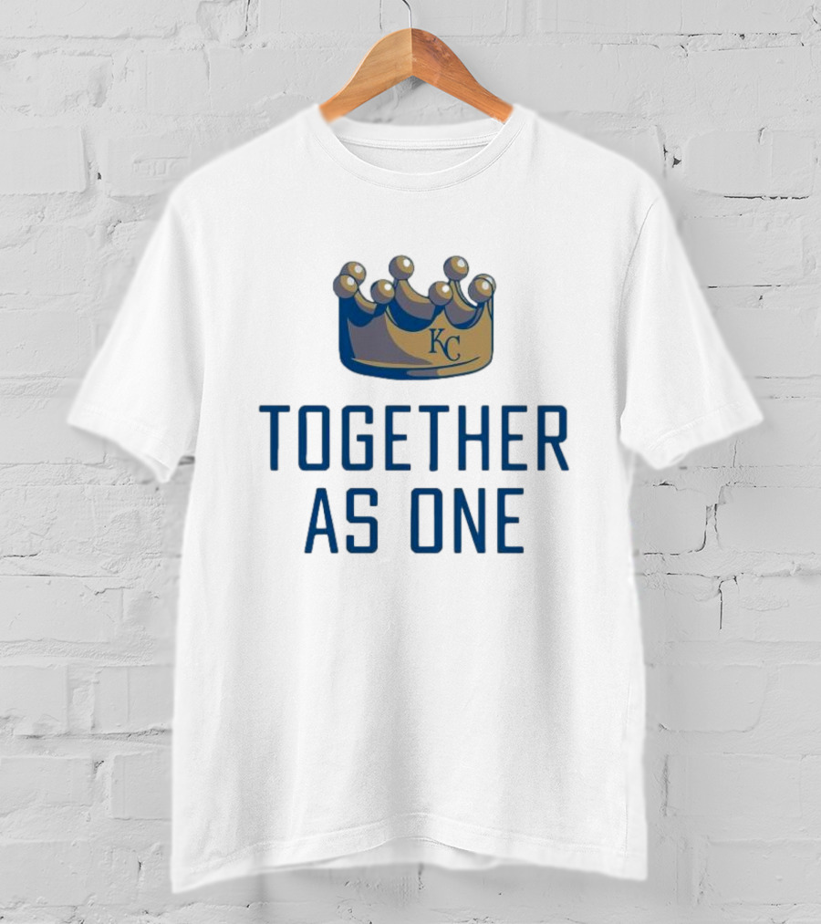 Together As One KC Crown Baseball T-Shirt