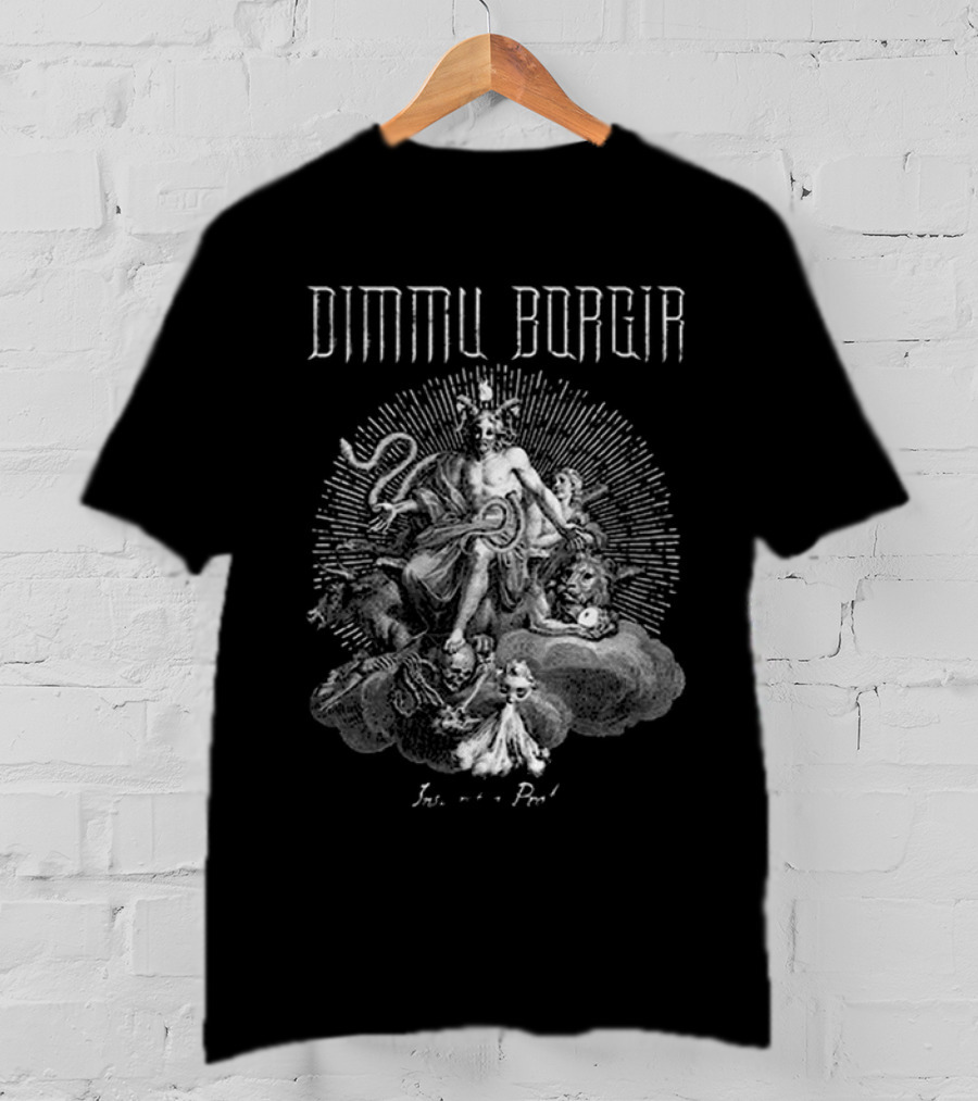 Dimmu Borgir Ins. Profanus Occult Iconography Baphomet Inspired T-Shirt