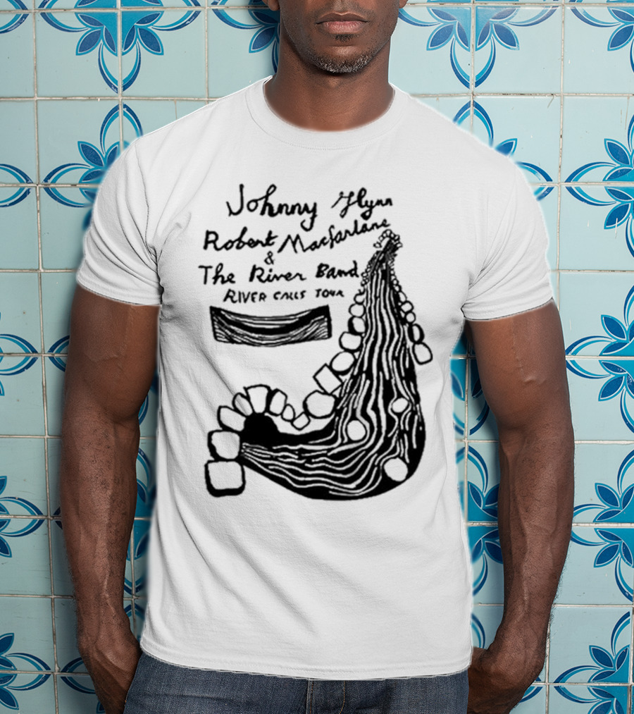 Johnny Flynn Robert Macfarlane And The River Band River Calls Tour T-Shirt