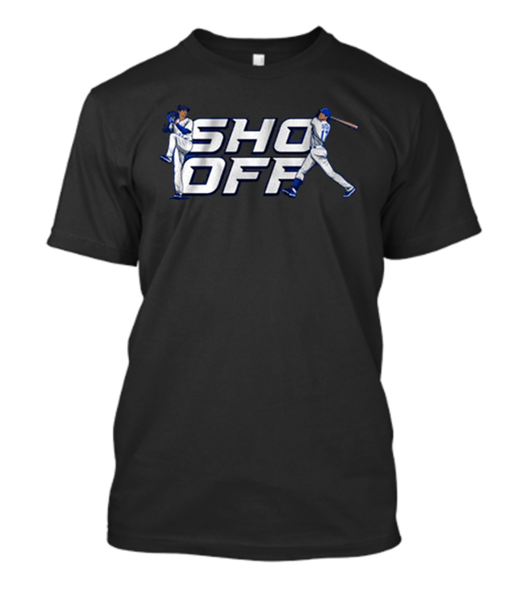 Shohei Ohtani Sho Off LA Baseball Pitch And Bat T-Shirt