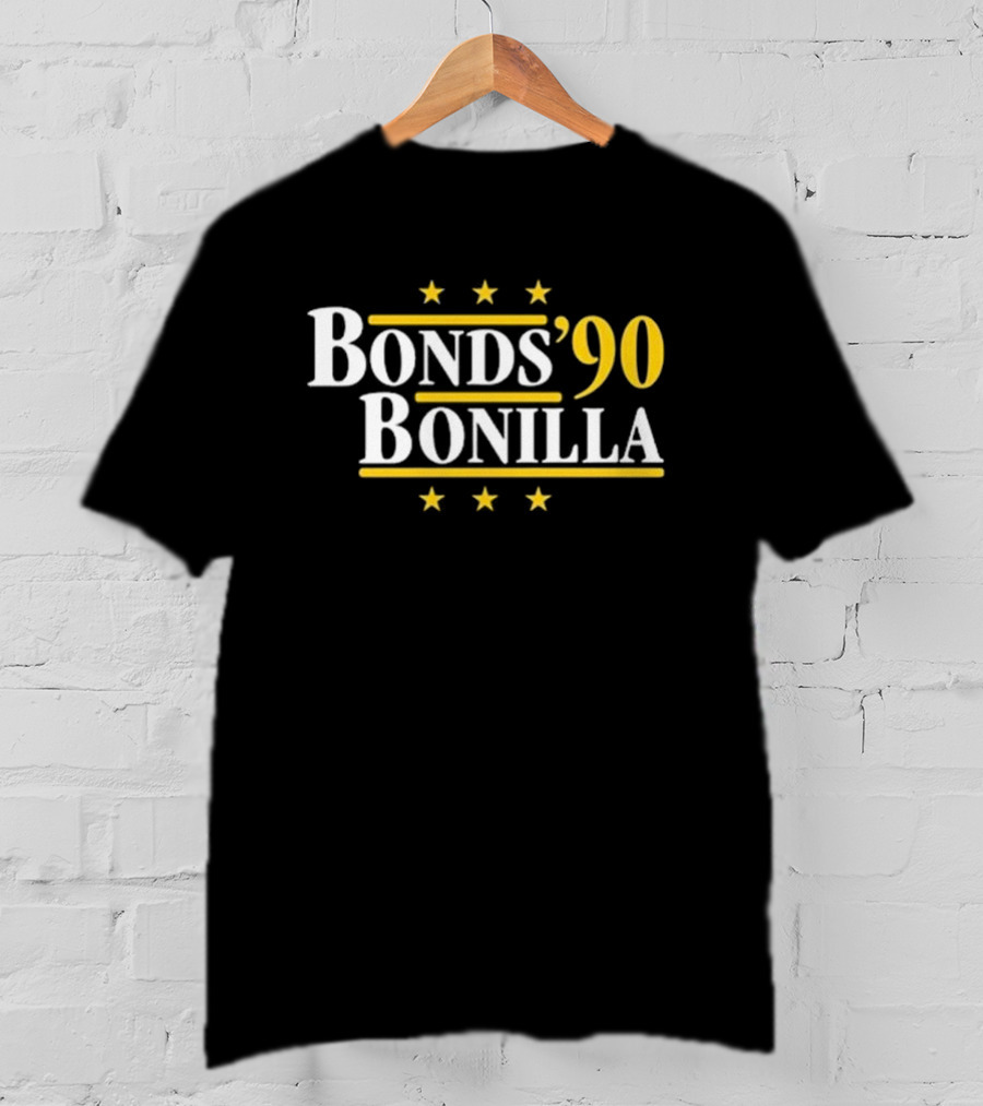 Bonds '90 Bonilla Five Stars Colin Dunlap T-Shirt
