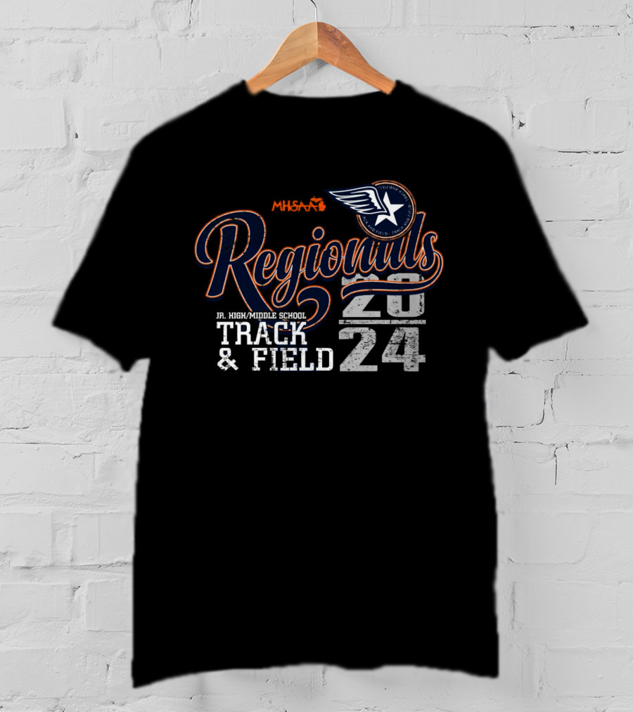 MHSAA Regionals Jr. High/Middle School Track And Field T-Shirt