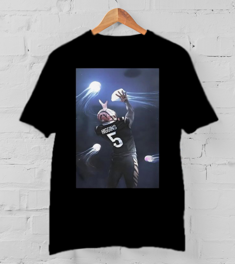 Higgins 5 Football Catching Jellyfish T-Shirt