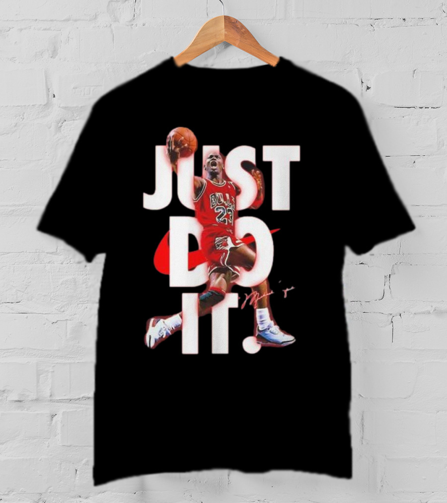 Michael Jordan Just Do It Bulls 23 Signature T-Shirt