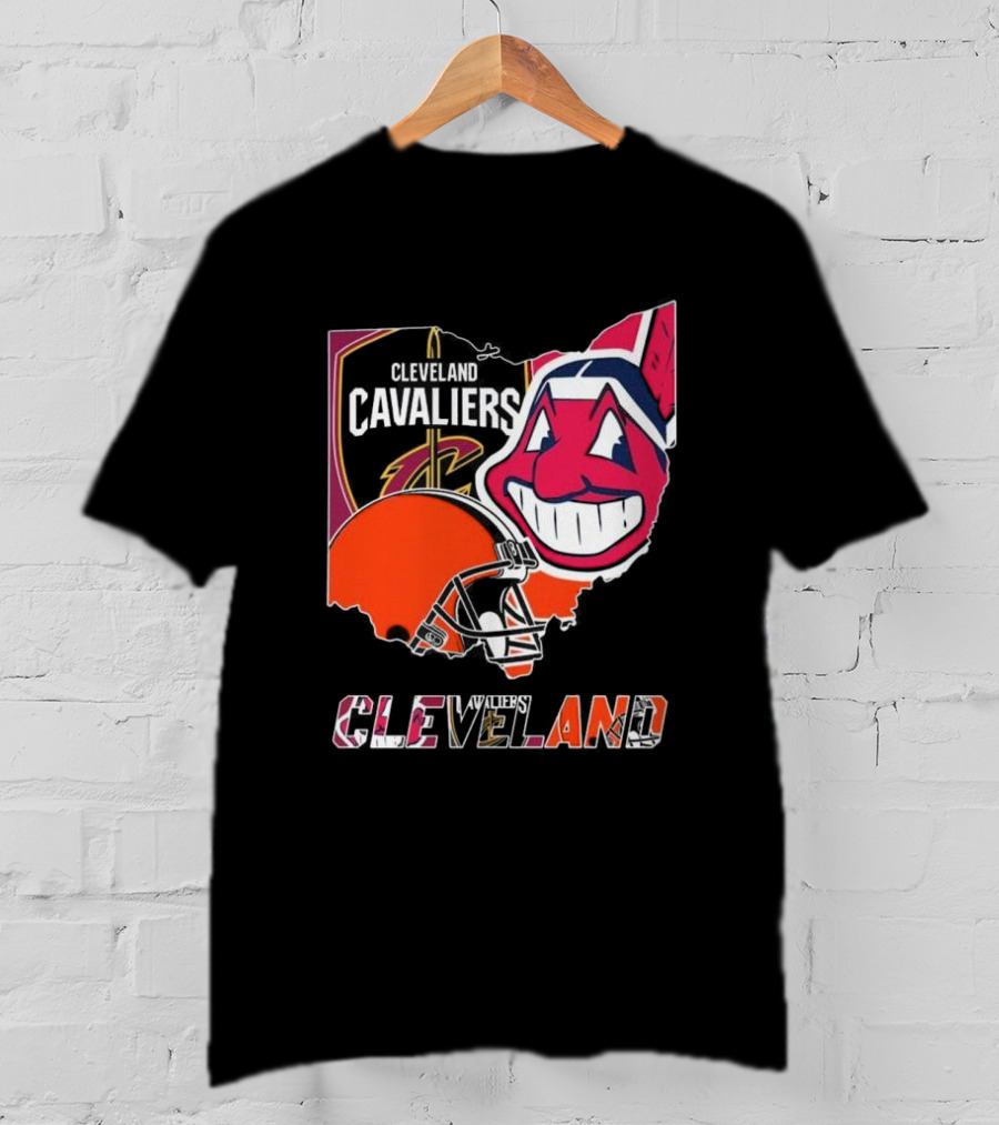 Cleveland Cavaliers Browns Indians Sports Team T-Shirt