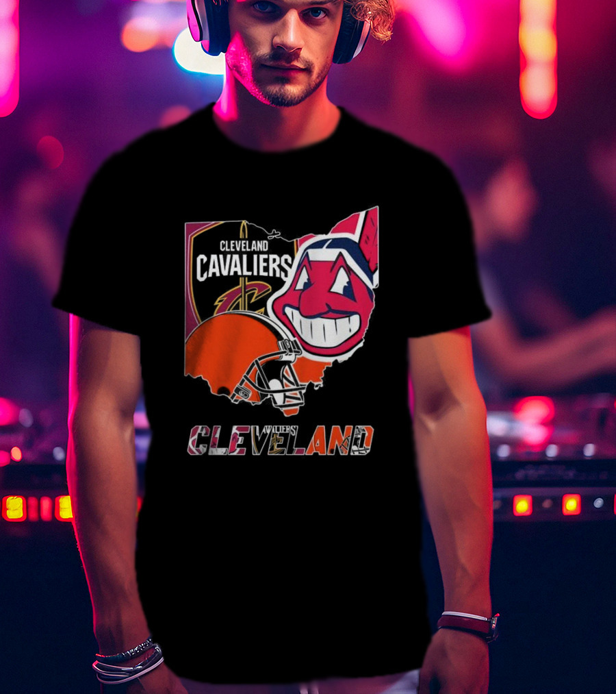 Cleveland Cavaliers Browns Indians Sports Team T-Shirt