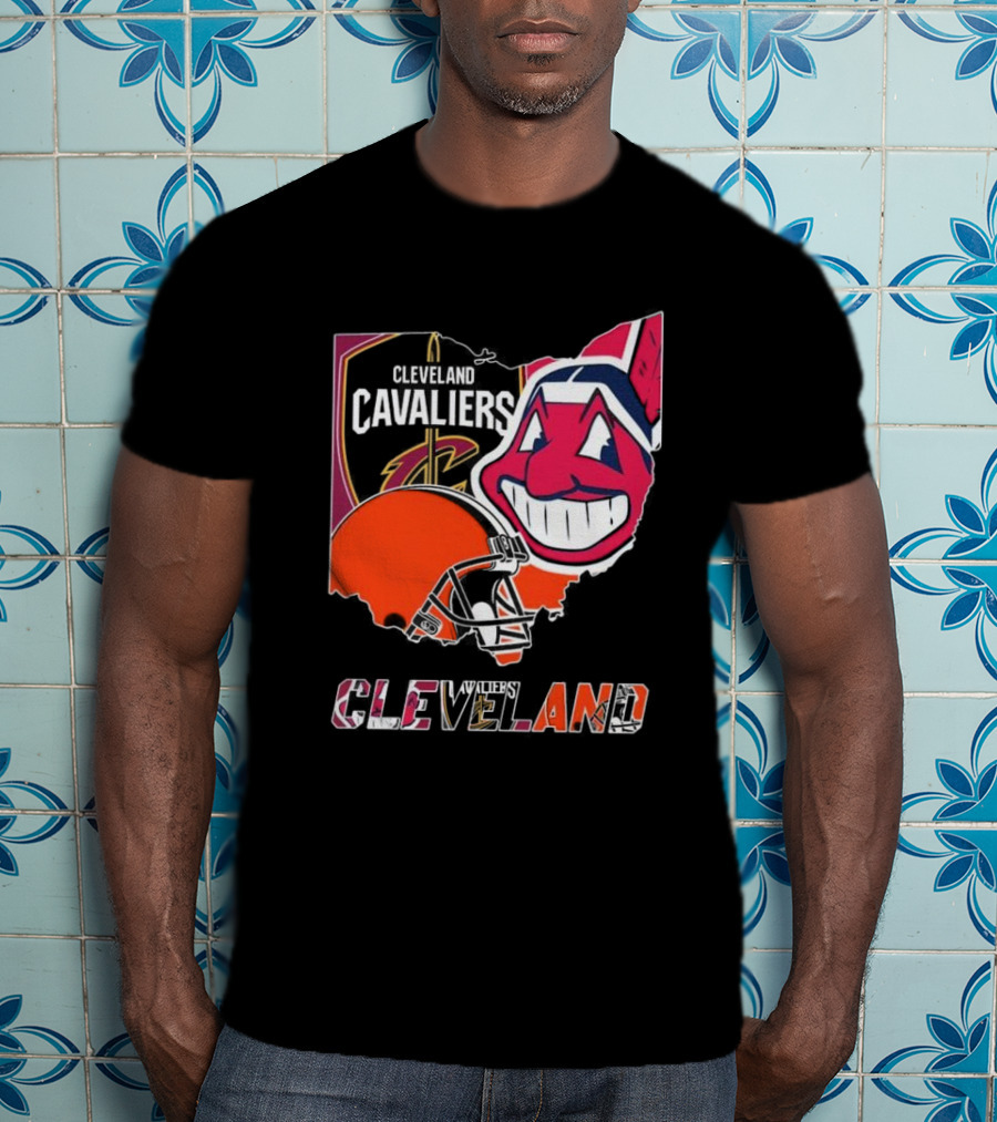 Cleveland Cavaliers Browns Indians Sports Team T-Shirt