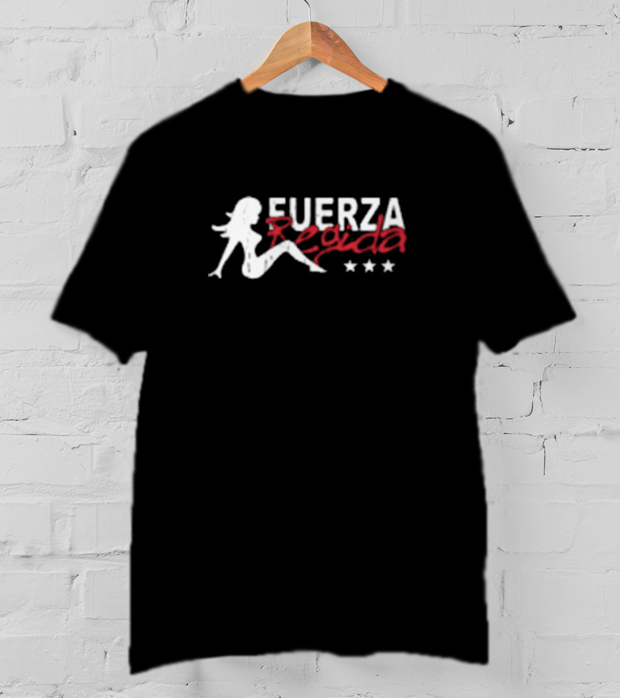 Fuerza Regida Iconic Silhouette Logo Three Stars Fdvp T-Shirt
