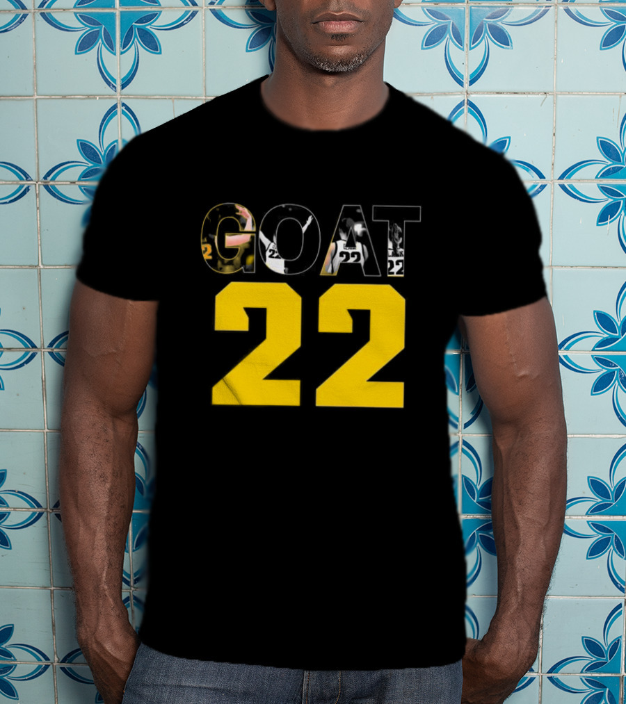 GOAT 22 Caitlin Clark Iowa Hawkeyes Basketball Player Iconic Number T-Shirt