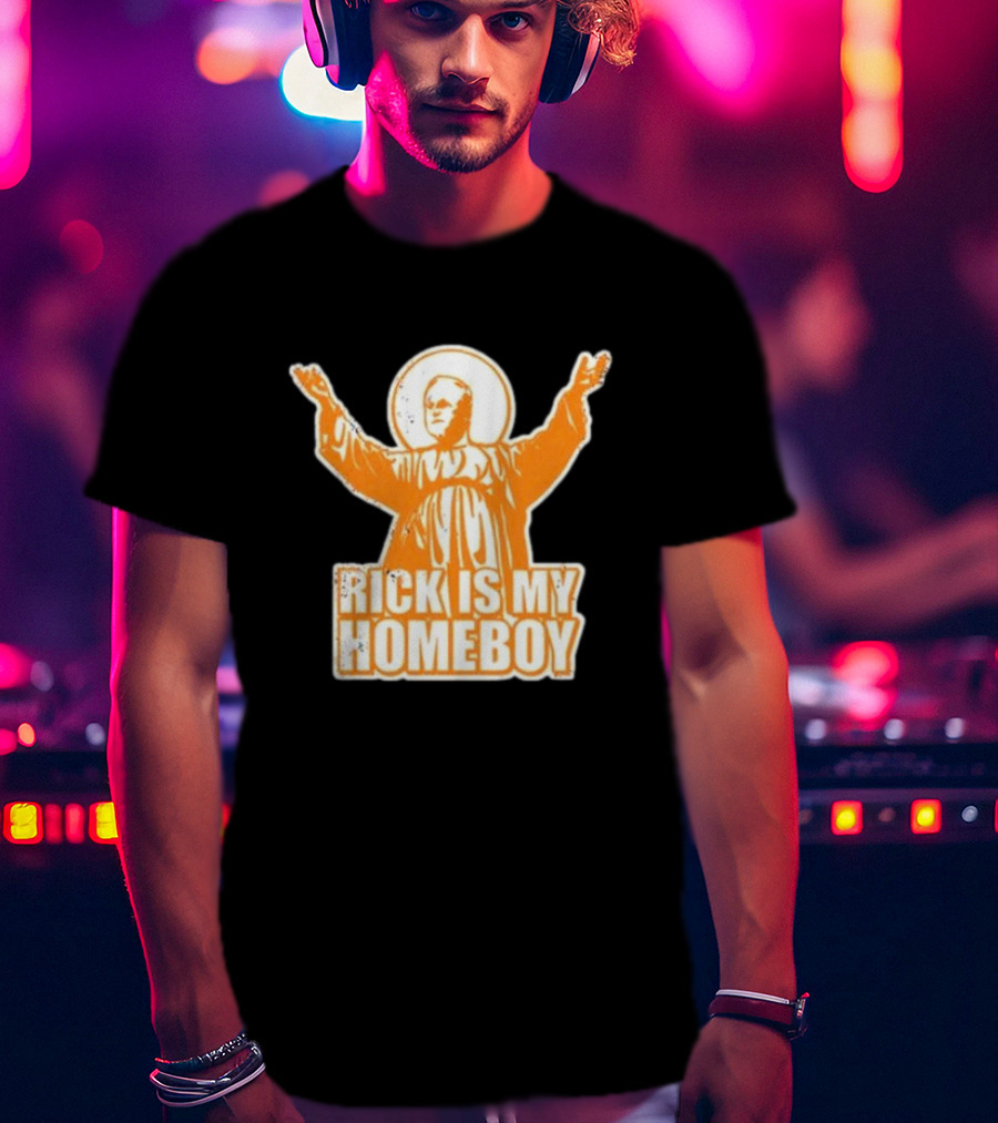 Knoxville Johnny Rick Is My Homeboy Orange T-Shirt