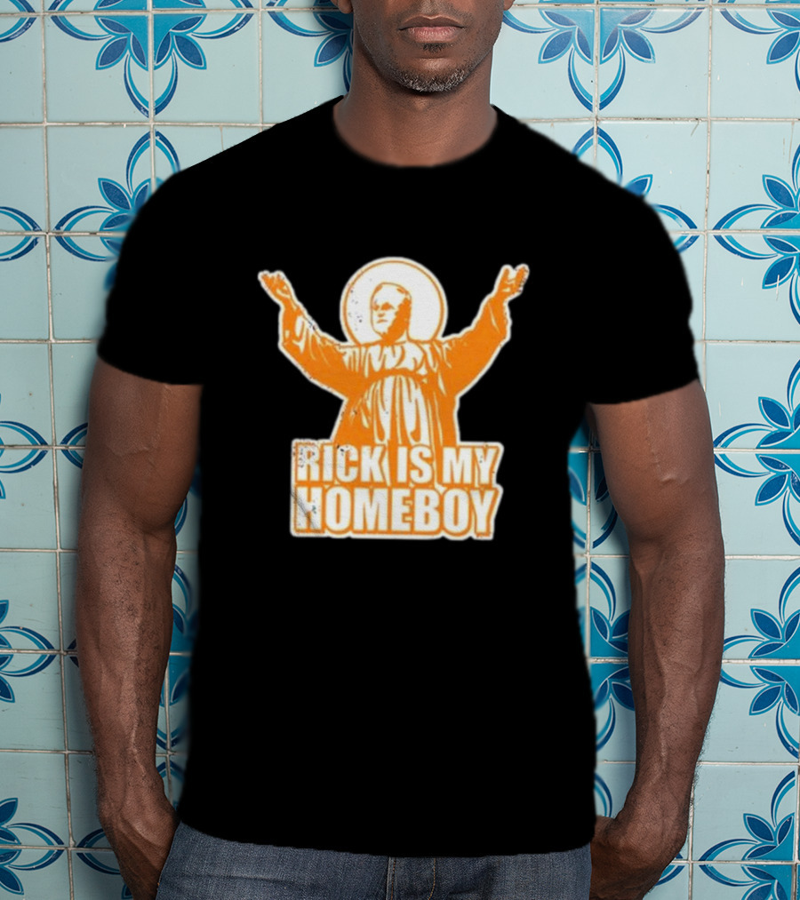 Knoxville Johnny Rick Is My Homeboy Orange T-Shirt