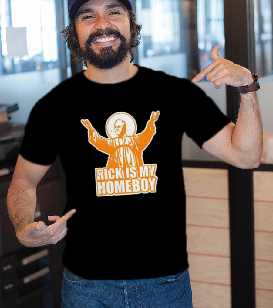 Knoxville Johnny Rick Is My Homeboy Orange T-Shirt