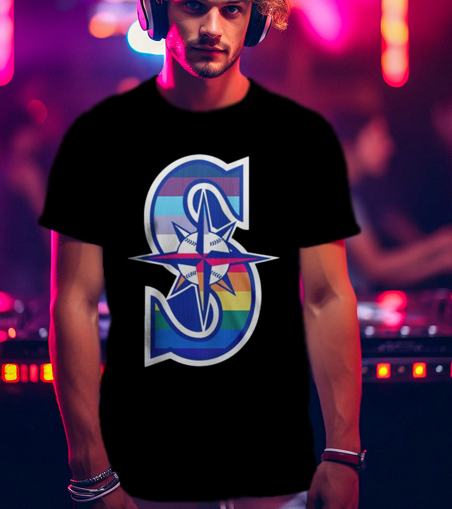 Mariners Pride Month Rainbow T-Shirt
