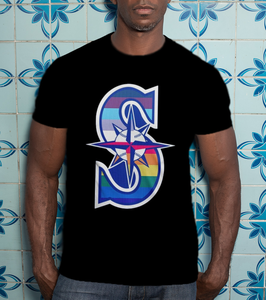 Mariners Pride Month Rainbow T-Shirt