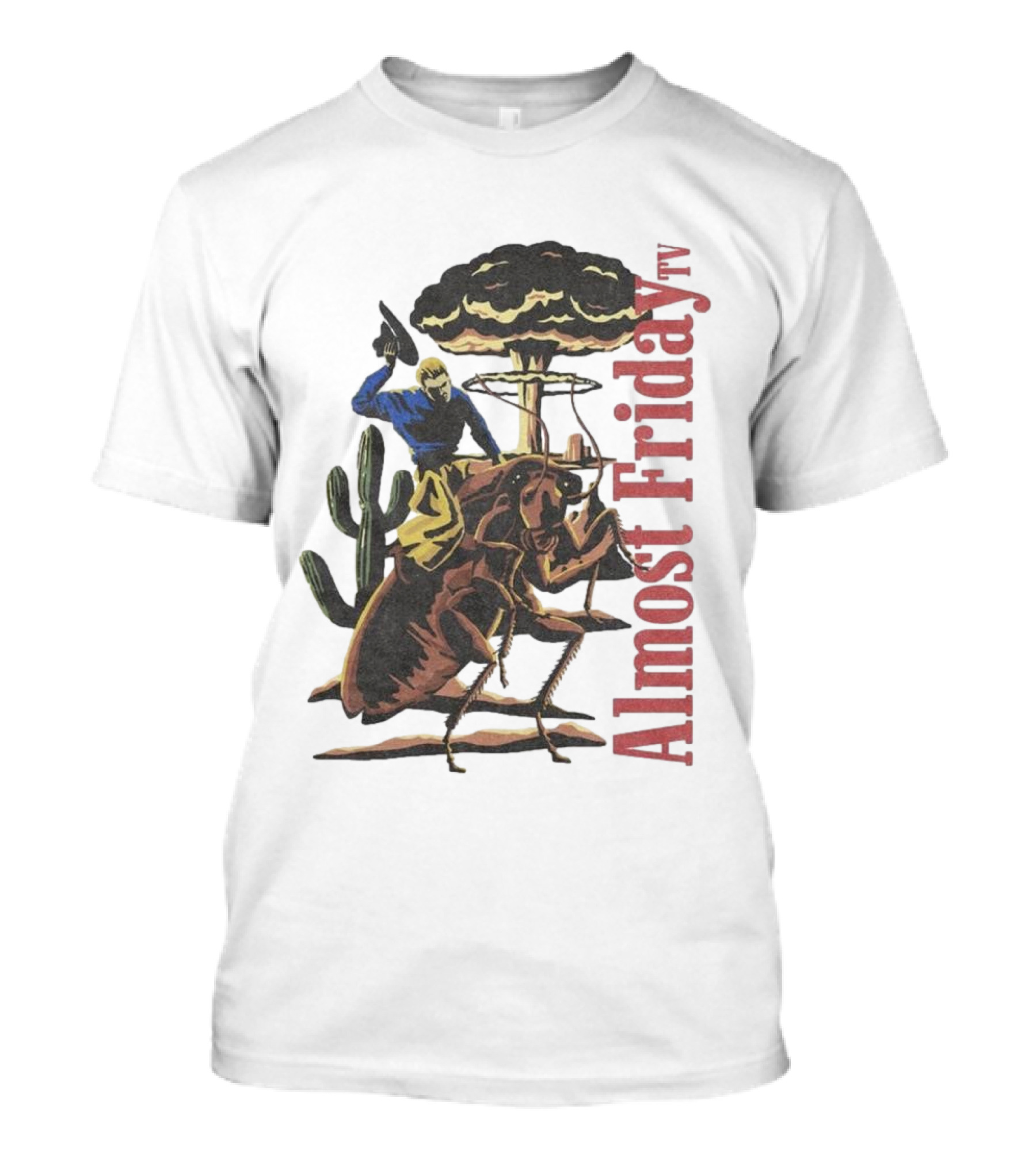 Almost Friday Cockroach Cowboys Desert Adventure T-Shirt
