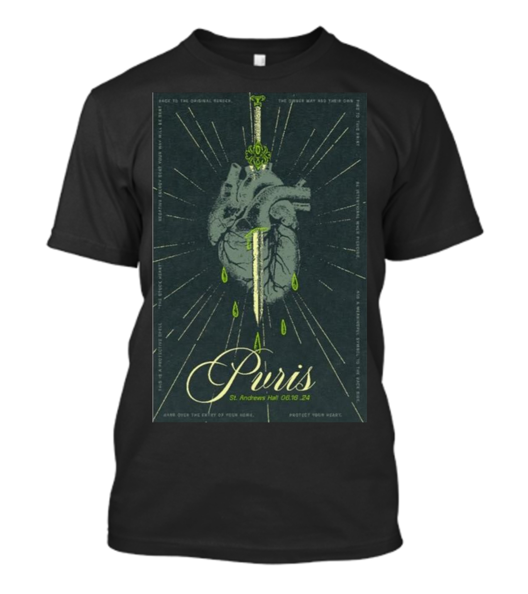 Back To The Original Tender Heart With Pvris St. Andrew’s Hall Detroit June 16 T-Shirt