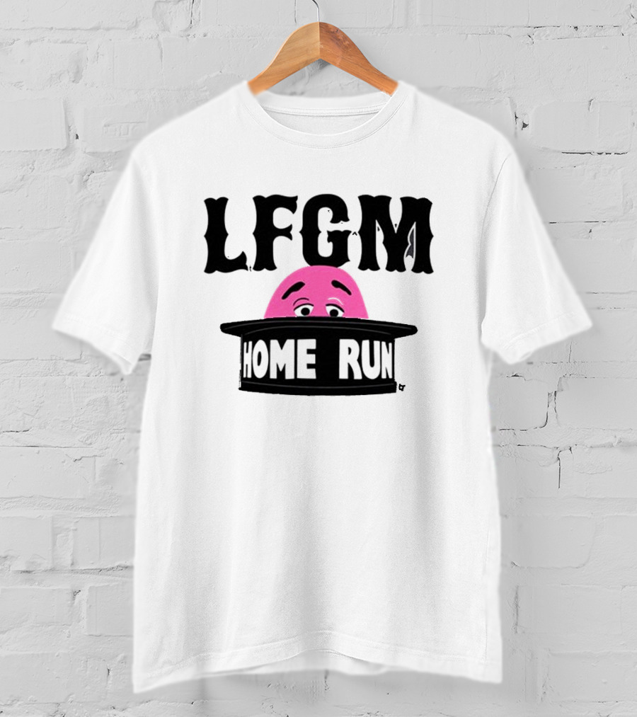 LFGM Grimace Home Run Hat Peeking T-Shirt