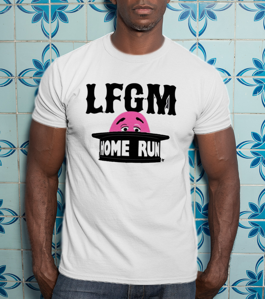 LFGM Grimace Home Run Hat Peeking T-Shirt