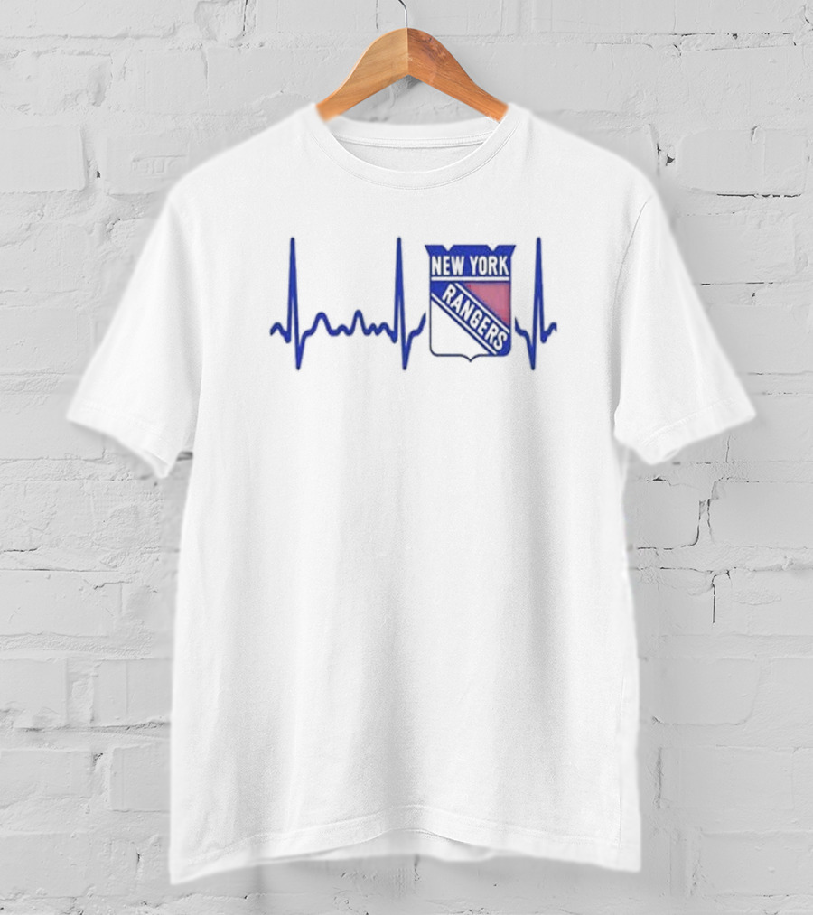 Heartbeat New York Rangers Hockey T-Shirt