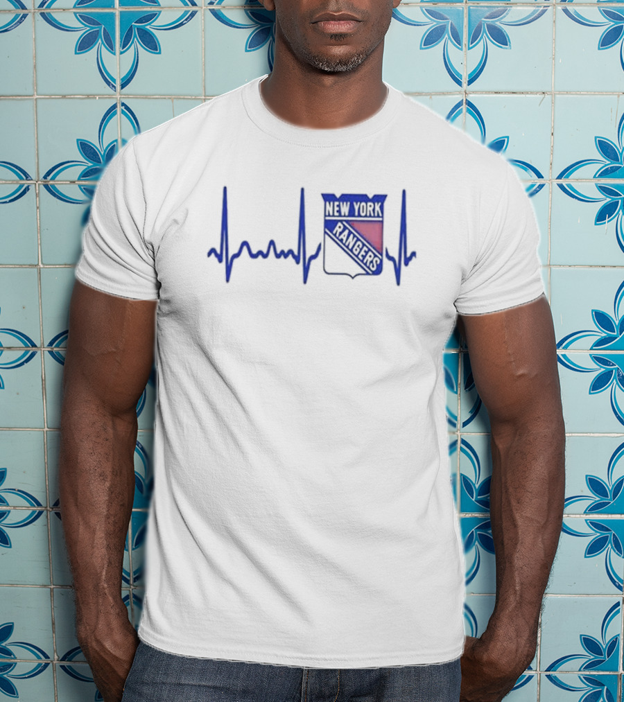 Heartbeat New York Rangers Hockey T-Shirt
