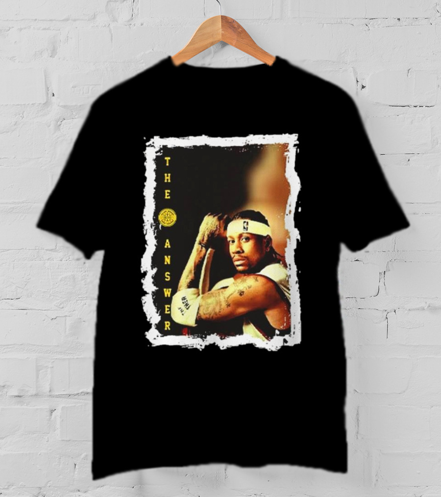 Allen Iverson The Answer Basketball Legend T-Shirt