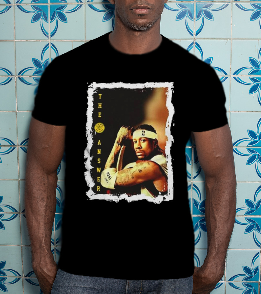 Allen Iverson The Answer Basketball Legend T-Shirt