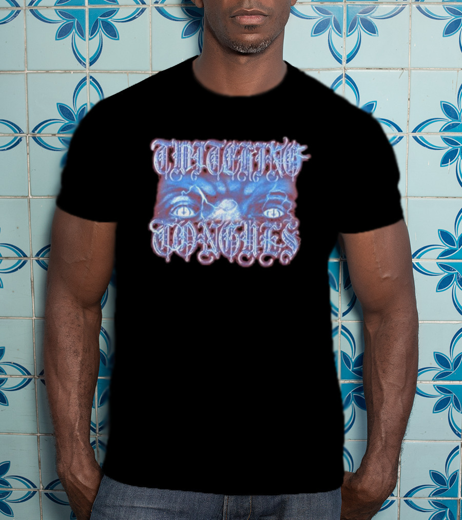 Twitching Tongues Eyes Alien Glare T-Shirt